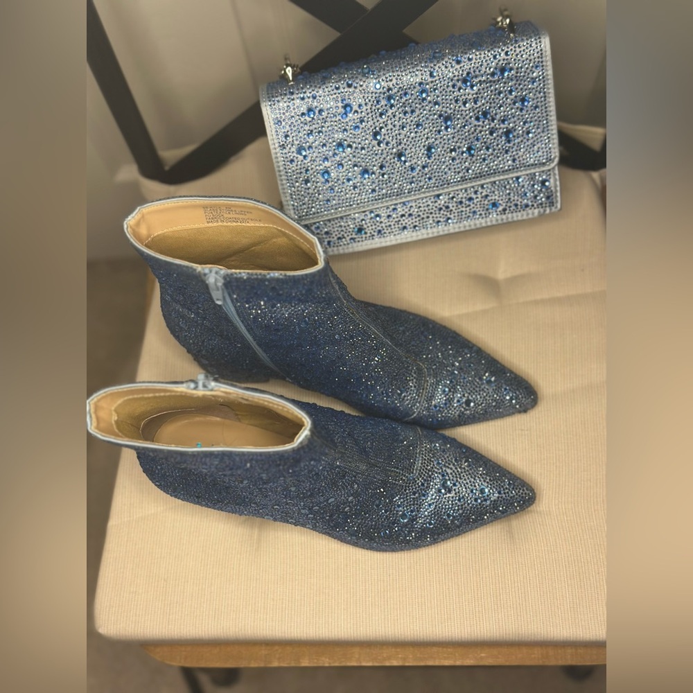 Betsy Johnson boots and pocketbook